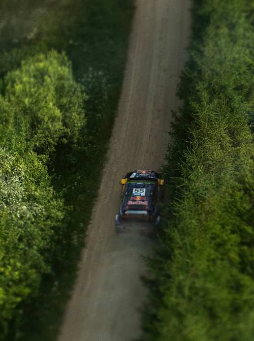 M-Sport Ford in action at Delfi Rally Estonia, 2025