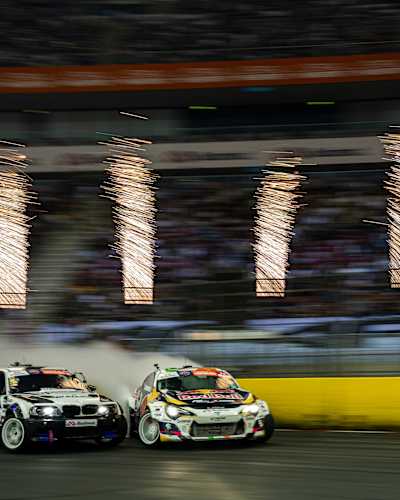 Conor Shanahan seen during the Drift Masters Grand Finale in Warsaw, Poland on September 13, 2025