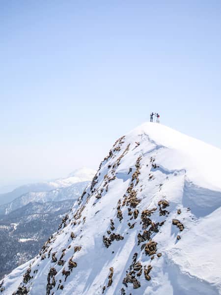 Top of clearance the mountain