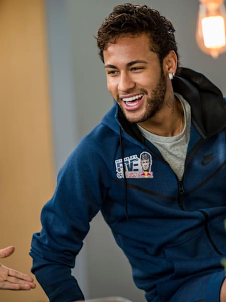 Neymar Jr is seen in Paris, France on December 18, 2017