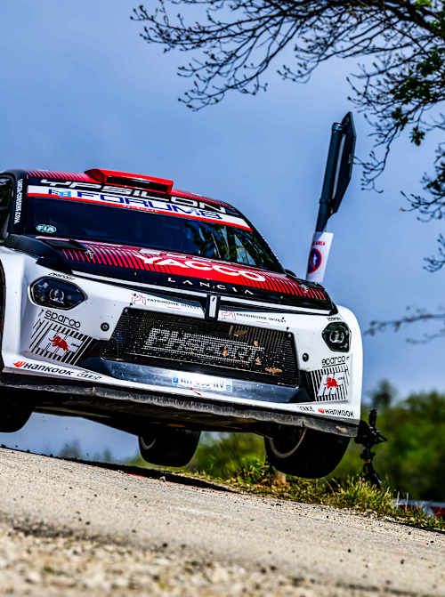 Yohan Rossel dominated Friday proceedings in Croatia in WRC2