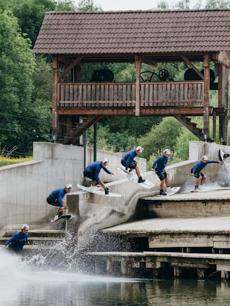 Urbane Wakeboard Street Action mit Felix Georgii