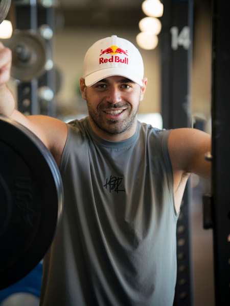 Luka Djukic pozuje do portretu podczas World Fitness Project Tour Stop 2 w Mesa, Arizona, USA, 29 sierpnia 2025 r.