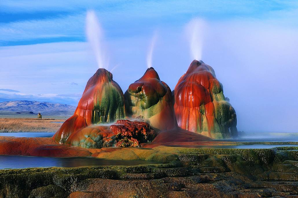 Le Fly Ranch Geyser de Black Rock dans le Nevada est dans le top 10 des lieux incroyables du monde.