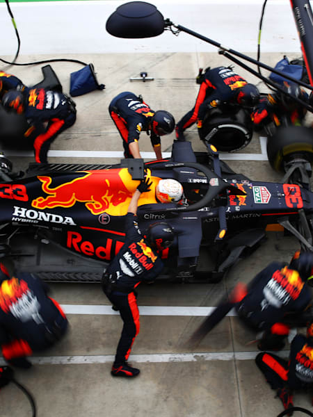 Red Bull Racing pit stop