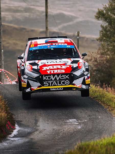 Cais finished as the top Team MRF Tyres' driver in Wales