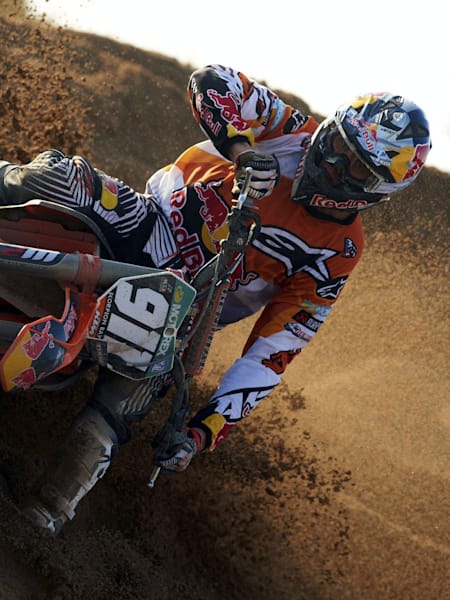 Jordi Tixier en préparation de pré-saison avec le team KTM.