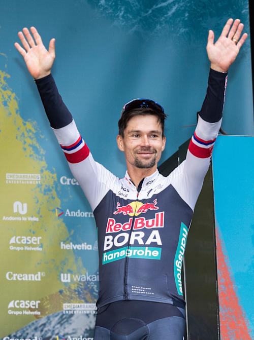 Primož Roglič of Red Bull - BORA - hansgrohe cycling Team featuring at the Andorra Cycling Masters Movie on October 19, 2025   