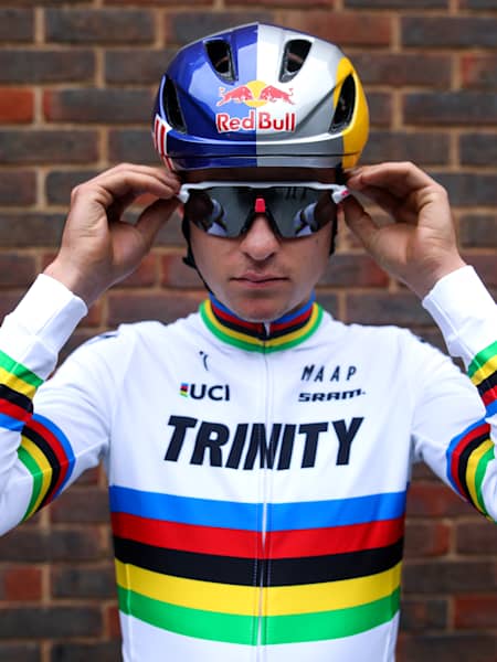 Tom Pidcock of Trinity Racing team poses for a portrait in London, England October 07, 2019.