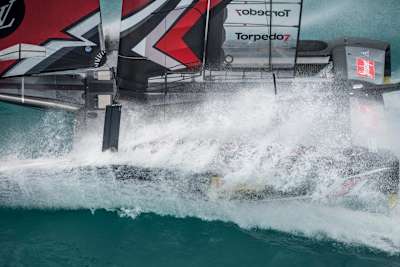 ETNZ nearly flies high and dry in Louis Vuitton America's Cup Qualifiers.