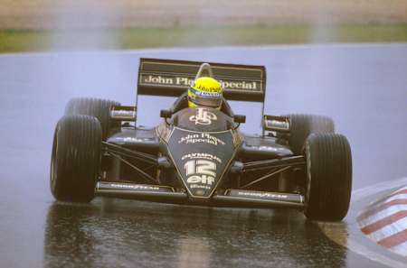 Senna taming the powerful Lotus 97T