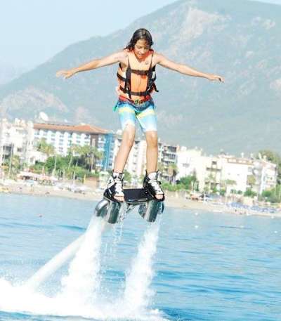 Can Öncü riding the Flyboard in his hometown - 2016