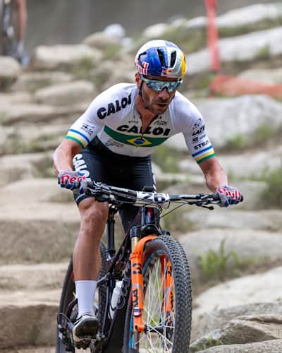 Henrique Avancini na etapa de Val di Sole da Copa do Mundo