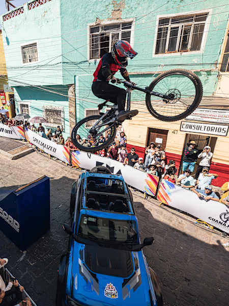 Competitor performs at Red Bull Cerro Abajo in Guanajuato, Mexico on March 29, 2025