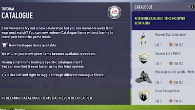 Use the EASFC Catalogue to list more players
