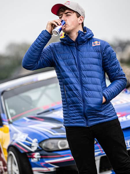Red bull down jacket deals