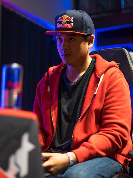 Hoa 'Anakin' Luu competes at the Red Bull Conquest Qualifier held at The Garage at Tech Square in Atlanta, Georgia, USA on September 8, 2018.