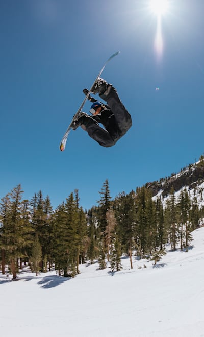 Ben Ferguson rides at Red Bull Recharged at Mammoth Mountain, California, USA on May 7, 2021.