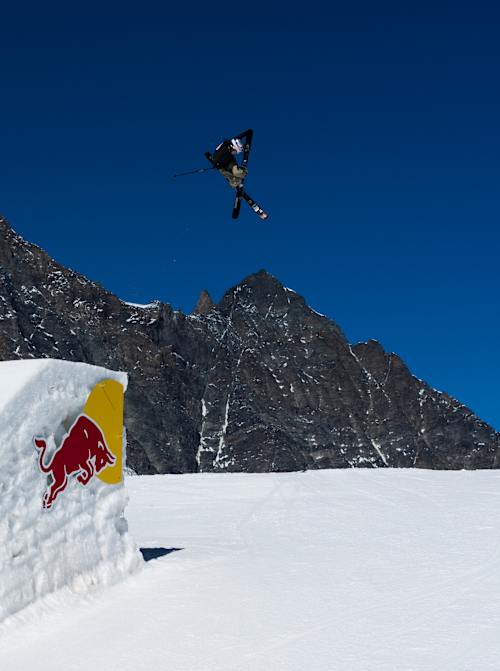Mathilde Gremaud performs at the Red Bull Performance Camp in Saas Fee, Switzerland on 24 September, 2021.