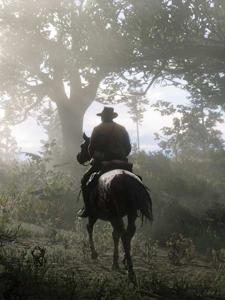Tela de promo oficial de Red Dead Redemption 2