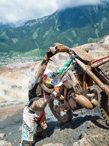 Dougie Lampkin at the Red Bull Hare Scramble 2014