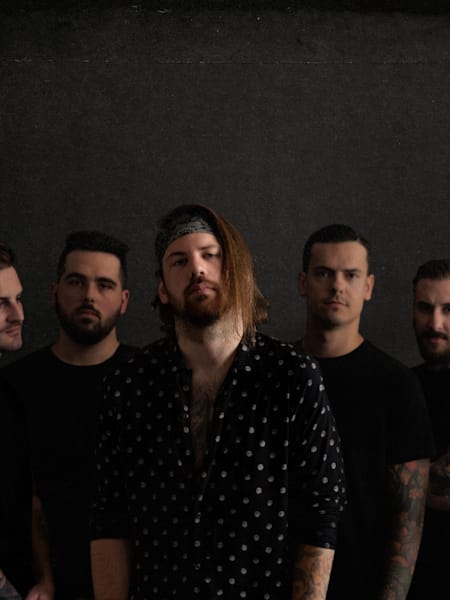 A photo of Caleb Shomo's five-piece hardcore-punk metal band Beartooth who have just released their brand new album Disease on Red Bull Records.
