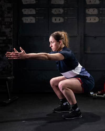 Sofia Goggia performs during Red Bull READY4CHALLENGE at McFIT in Milano, Italy, on December 19th, 2018