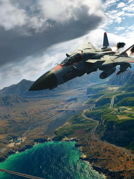 A screenshot from the Just Cause 4 game.