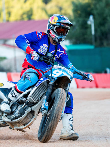 Ο Aaron Colton στο Flat Track Clinic στην Ελλάδα