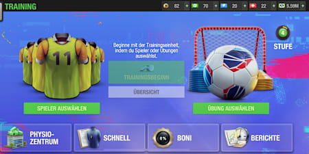 Captura de pantalla de Top Eleven Football Manager 2022.