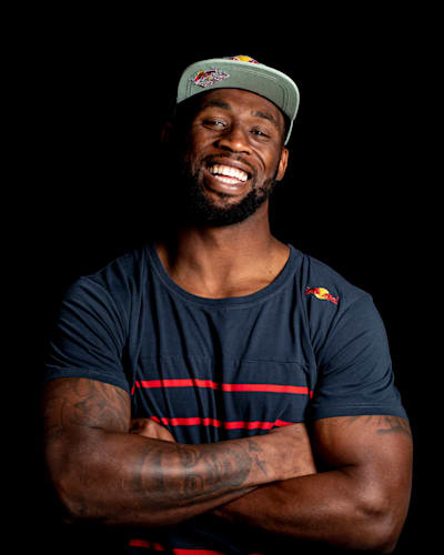 Siya Kolisi poses for a portrait during a photoshoot in Cape Town, South Africa, on June 29, 2019.