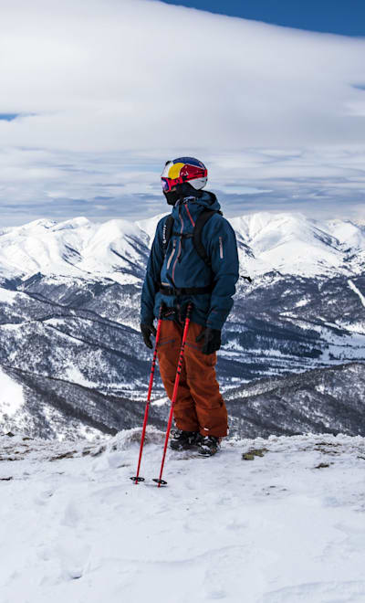 Fabian Lentsch beim Snowmad Projekt in Georgien.
