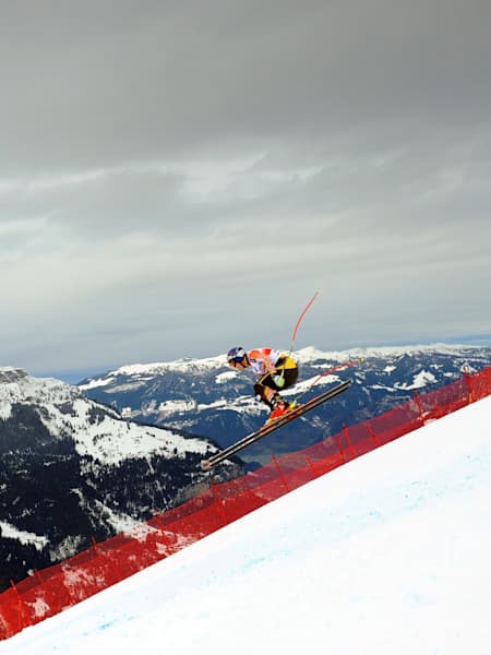 Skirennfahrer Erik Guay in Action