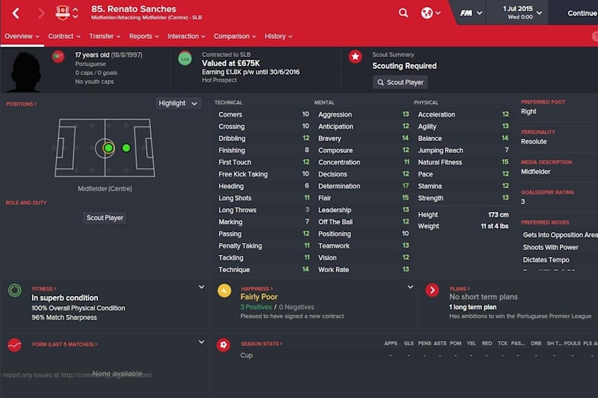 Football Manager 2016 Wonderkids A World Beating Xi