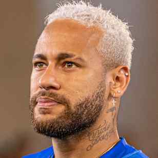 Neymar Jr seen at Red Bull Neymar Jr’s Five World Final in Doha, Qatar on May 24, 2022. 