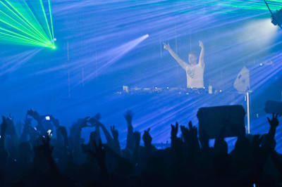 Ferry Corsten performs on NYE in London at Brixton Academy on December 31, 2011 in London, England.