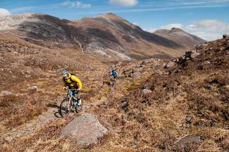 The rocky route of Bealach na Lice