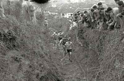 The 1947 Spanish Cyclo-cross Championship held in the town of Oñati.