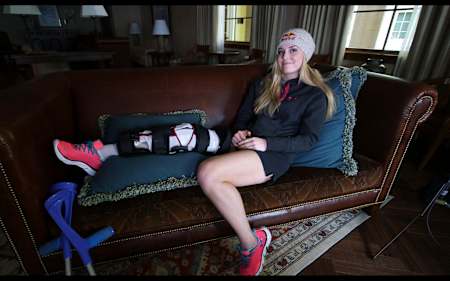 Lindsey Vonn recovers from her knee injury