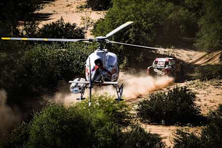 Au volant de sa Toyota, Nasser Al-Attiyah a terminé deuxième du classement général du Dakar 2018.
