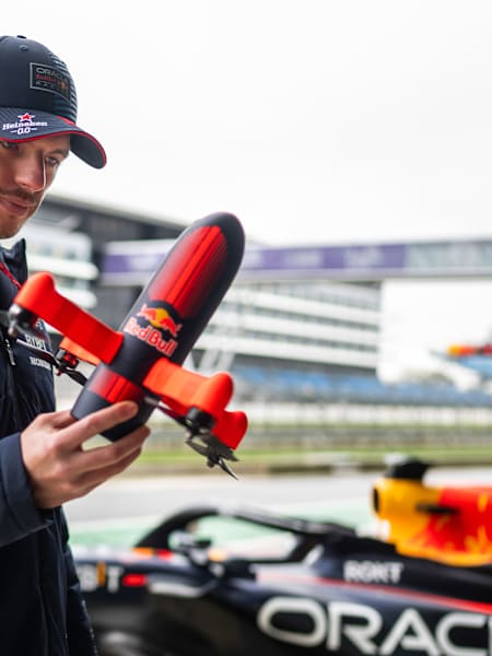 The drone can go up to 350kph and accelerates at twice the speed of an F1 car.