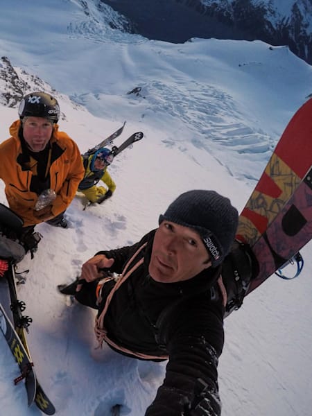 Sam Smoothy, Nadine Wallner and Xavier De Le Rue explore Mount Cook, New Zealand.