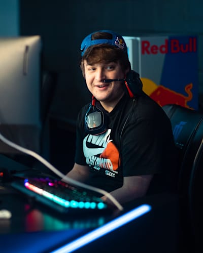 Jukeyz seen during the Liam Lunt 2022 Jukeyz: See Me In NA gaming tour in Dallas, USA on April 29, 2022