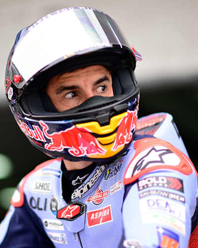 Marc Marquez at the Sepang MotoGP test in February 2024.