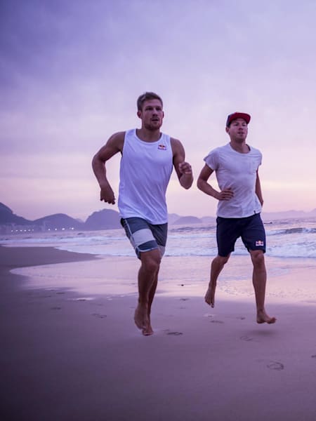 Correr en la playa, bien: pero al amanecer o al anochecer