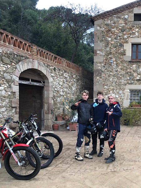 Trials with fellow Rookie Collin Veijer and Torin Collins