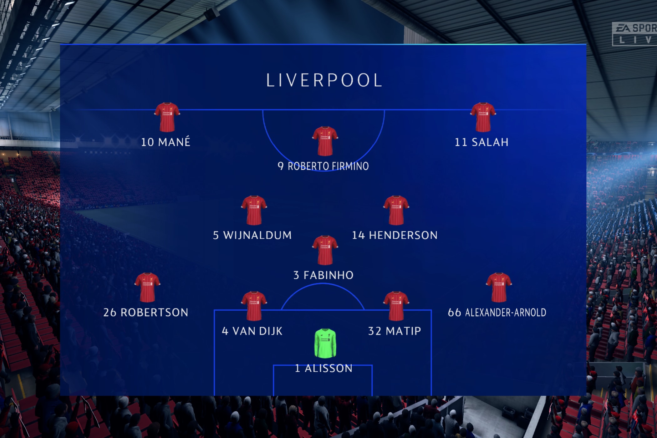 Liverpools starke Startelf in FIFA 20