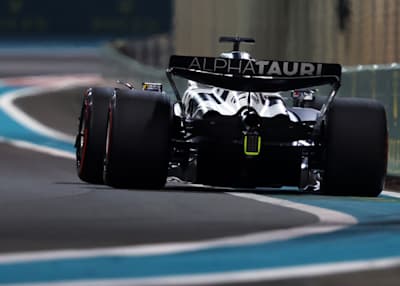 Pierre Gasly of Scuderia AlphaTauri at the Abu Dhabi Grand Prix on November 20, 2022.