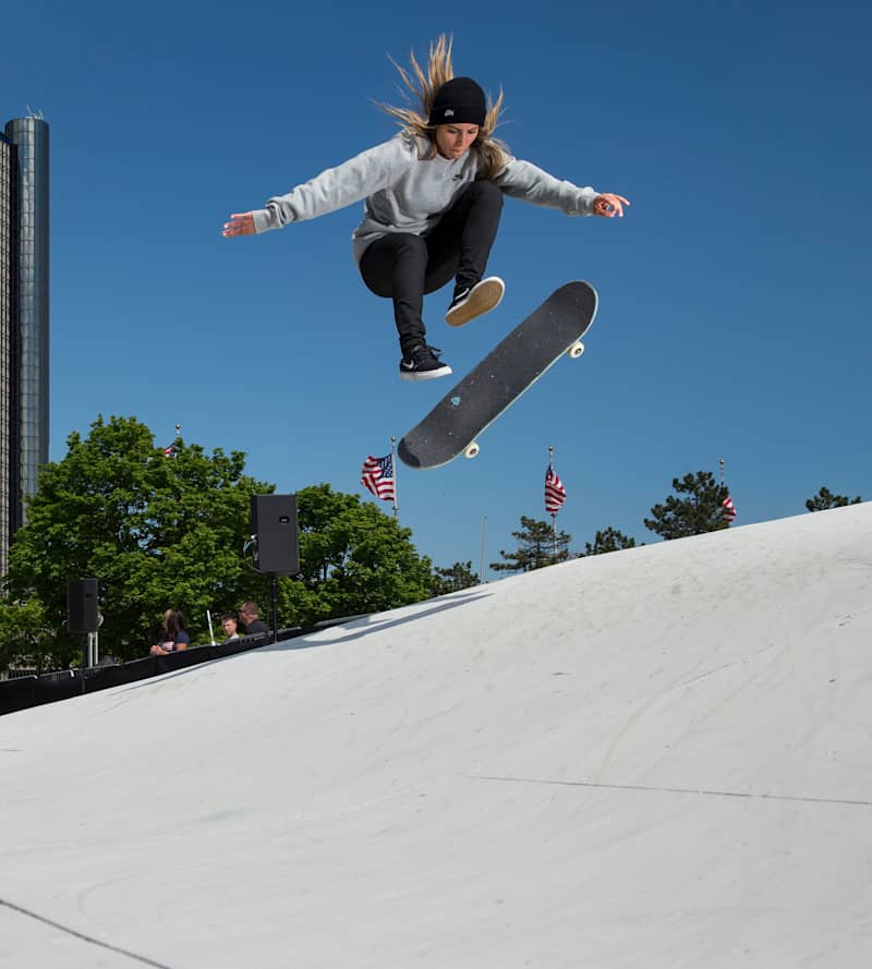 Skateboarding hot sale