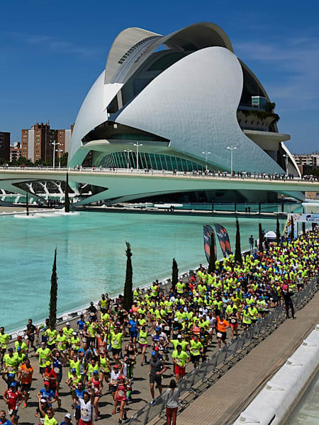 Des coureurs de la Wings for Life World Run 2017 à Valence. L'édition 2018 aura lieu le 6 mai.